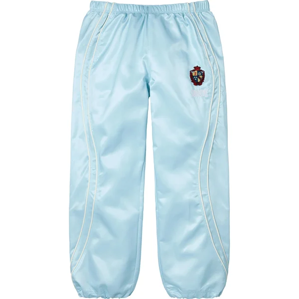 Supreme Satin Track Pant - Light Blue (front)