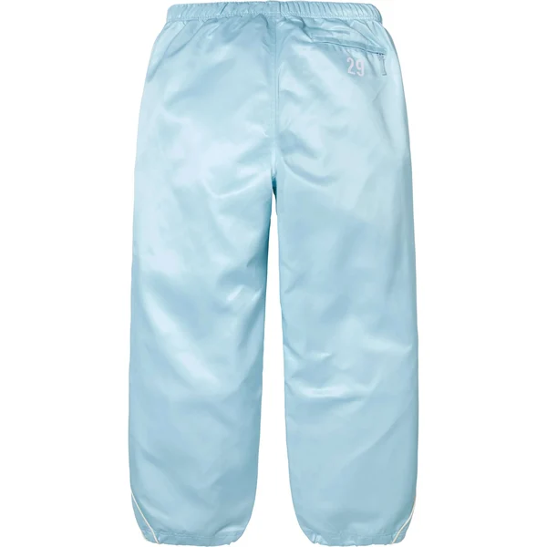 Supreme Satin Track Pant - Light Blue (front)