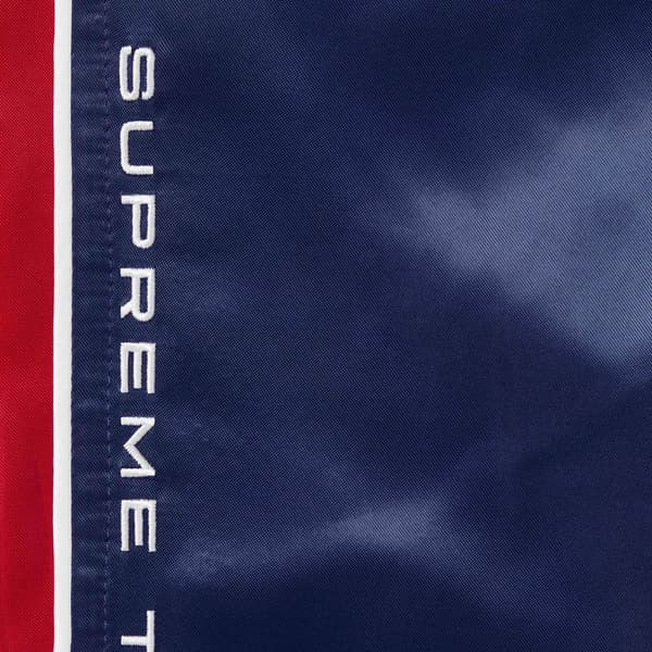Supreme Satin Track Pant - Navy (front)