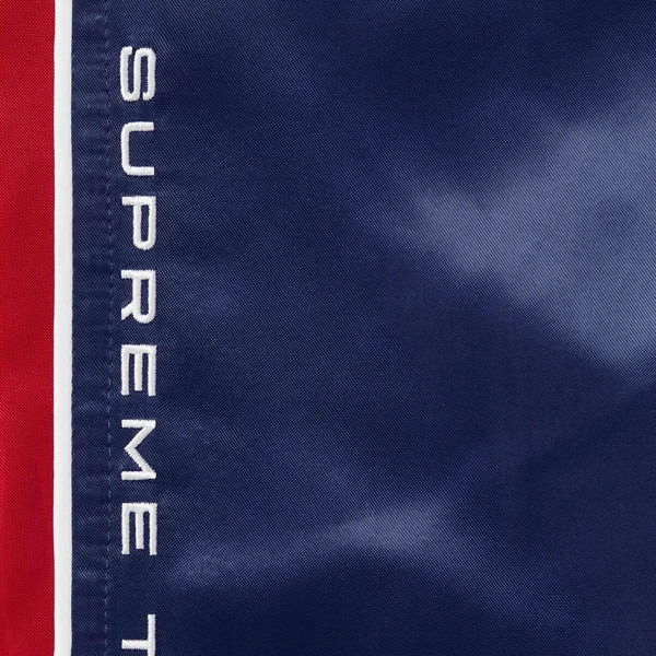 Supreme Satin Track Pant - Navy (front)
