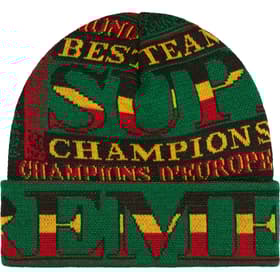 Supreme Scarf Beanie Green