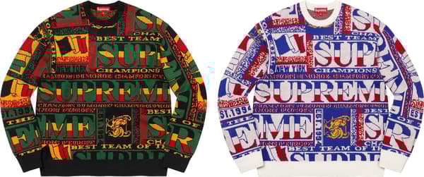 Supreme Scarf Sweater - Product Image