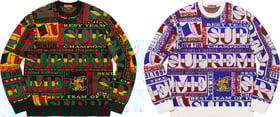 Supreme Scarf Sweater