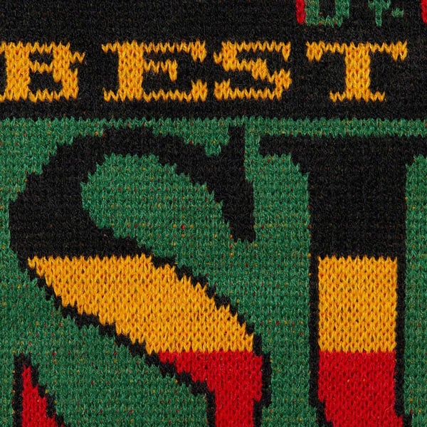 Supreme Scarf Sweater - Black (front)