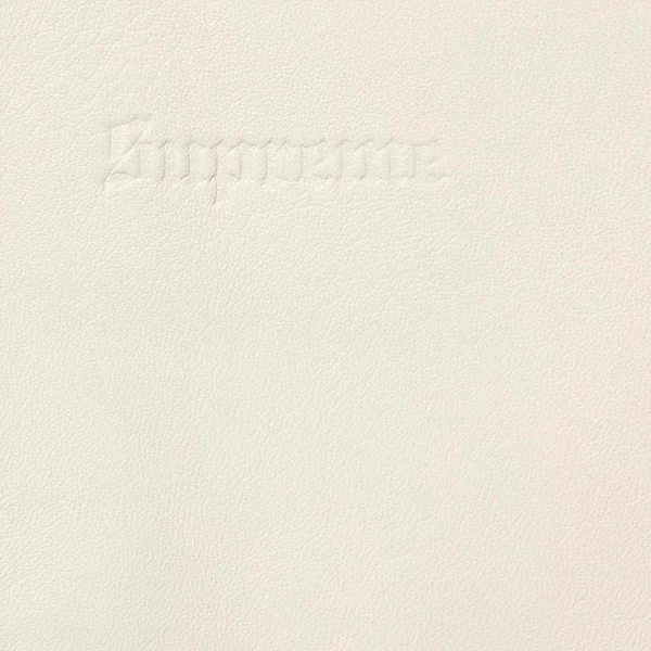 Supreme Schott Hooded Leather Bomber Jacket - Stone (front)