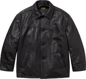 Supreme Schott Leather Car Coat