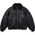 Supreme Schott Shearling Bomber Jacket - Black (front)
