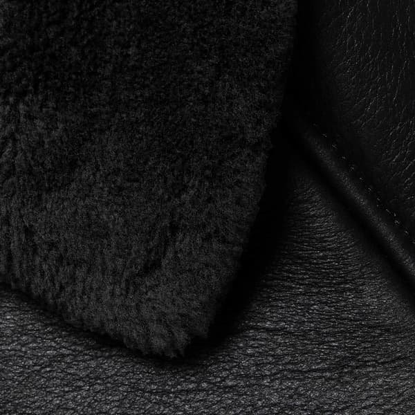 Supreme Schott Shearling Bomber Jacket - Black (front)