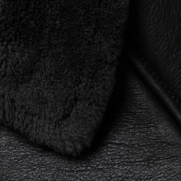 Supreme Schott Shearling Bomber Jacket - Black (front)