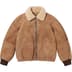 Supreme Schott Shearling Bomber Jacket - Brown (front)