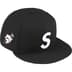 Supreme Screw Ball S Logo New Era - Black (front)
