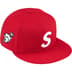 Supreme Screw Ball S Logo New Era - Red (front)