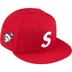 Supreme Screw Ball S Logo New Era - Red (front)