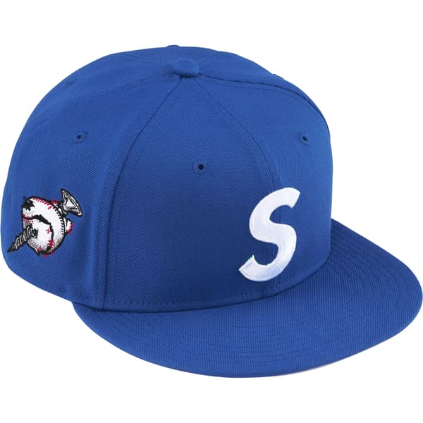 Supreme Screw Ball S Logo New Era - Royal (front)