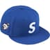 Supreme Screw Ball S Logo New Era - Royal (front)