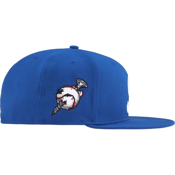 Supreme Screw Ball S Logo New Era - Royal (front)