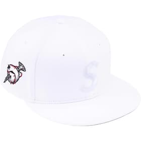 Supreme Screw Ball S Logo New Era White