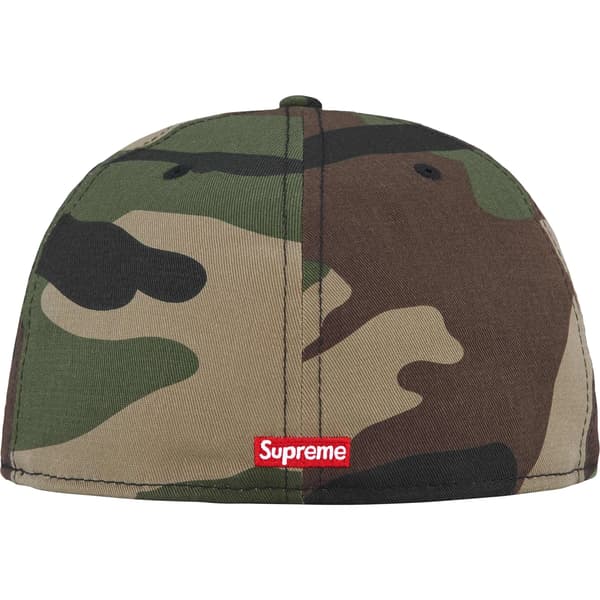 Supreme Screw Ball S Logo New Era - Woodland Camo (front)