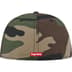 Supreme Screw Ball S Logo New Era - Woodland Camo (front)
