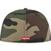 Supreme Screw Ball S Logo New Era - Woodland Camo (front)