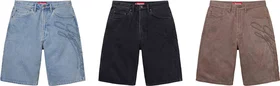 Supreme Script Baggy Denim Short