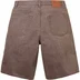 Supreme Script Baggy Denim Short - Brown (front)