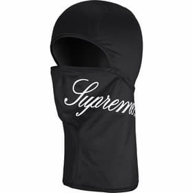 Supreme Script Lightweight Balaclava Black