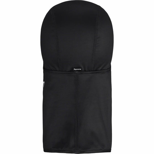 Supreme Script Lightweight Balaclava - Black (front)