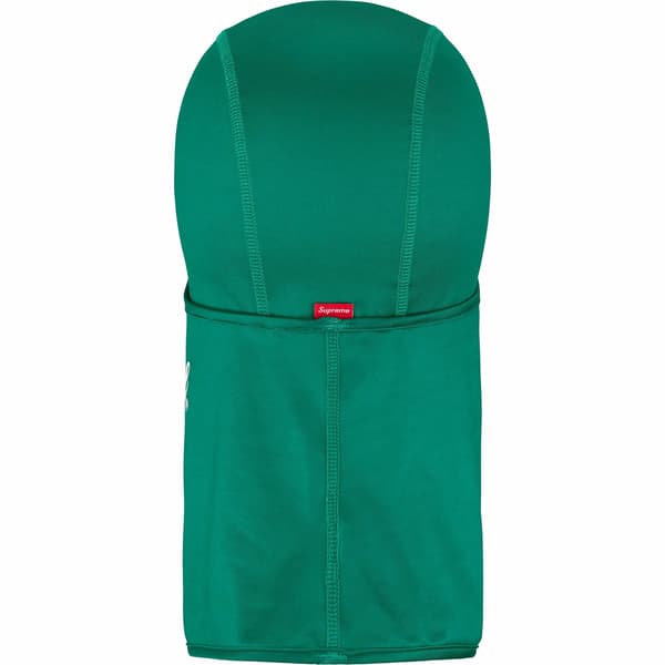 Supreme Script Lightweight Balaclava - Pine (front)
