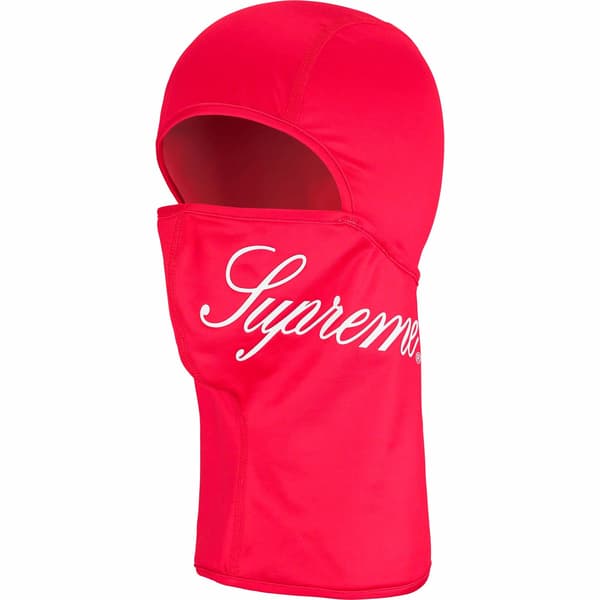 Supreme Script Lightweight Balaclava - Red (front)