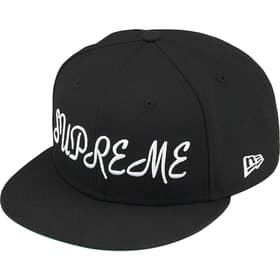 Supreme Script New Era Black