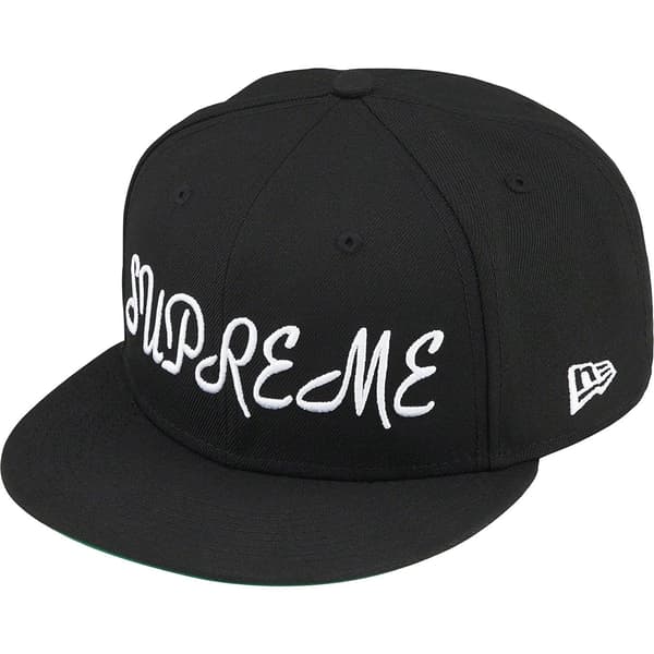 Supreme Script New Era - Black (front)