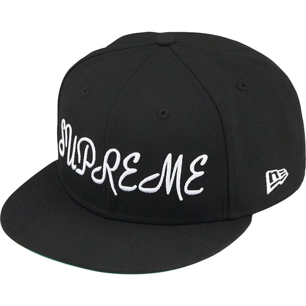 Supreme Script New Era - Black (front)