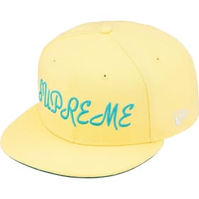Supreme Script New Era Pale Yellow
