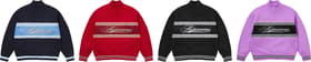 Supreme Script Stripe Half Zip Sweater