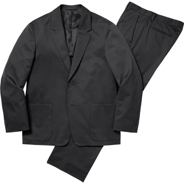 Supreme Sea Island Cotton Suit - Black (front)