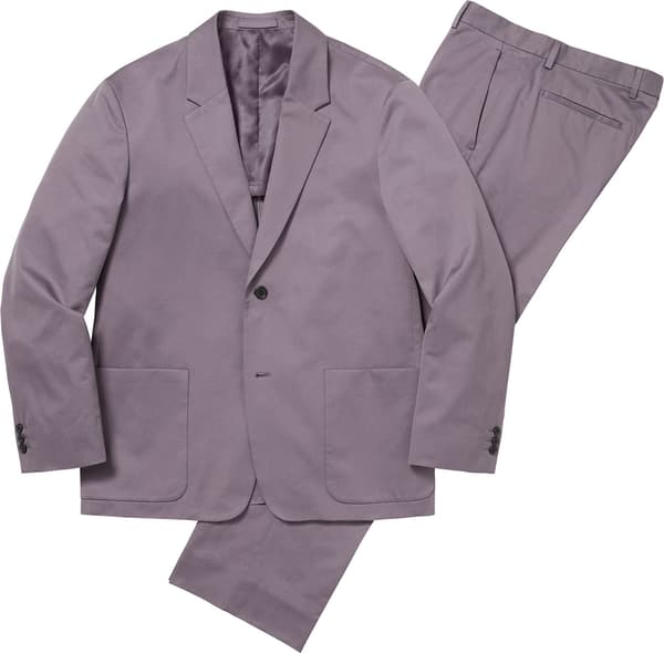 Supreme Sea Island Cotton Suit - Purple (front)