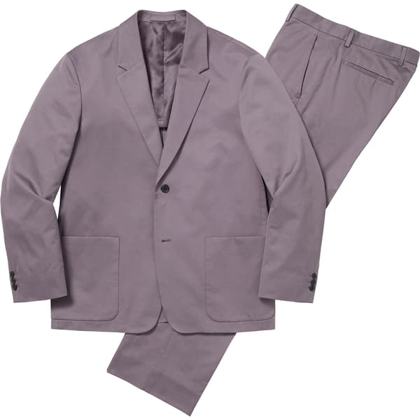 Supreme Sea Island Cotton Suit - Purple (front)