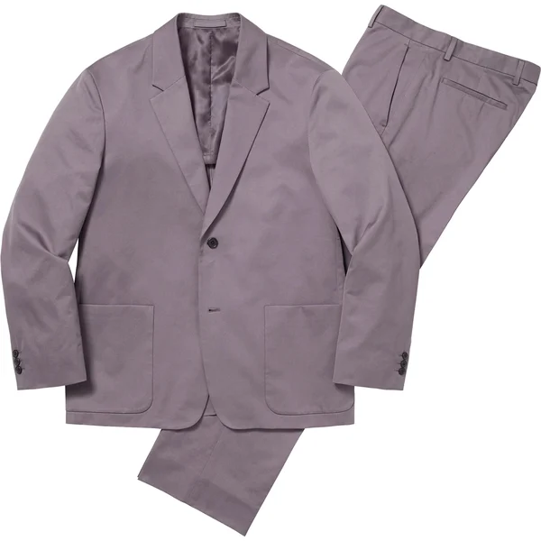 Supreme Sea Island Cotton Suit - Purple (front)