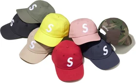Supreme Seersucker S Logo 6-Panel