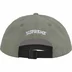 Supreme Seersucker S Logo 6-Panel - Green (front)