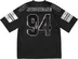 Supreme Sequin Football Jersey - Black (front)