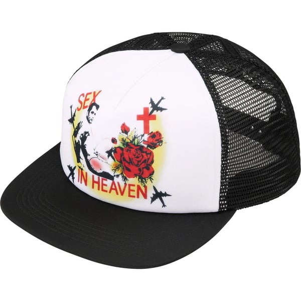 Supreme Sex in Heaven Mesh Back 5-Panel - Black (front)