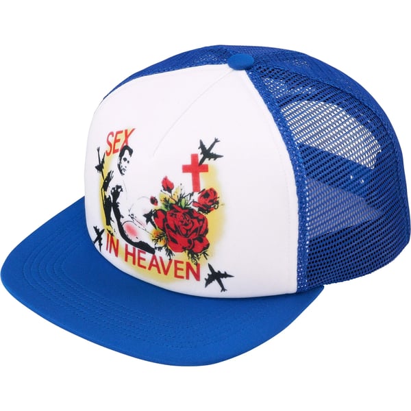Supreme Sex in Heaven Mesh Back 5-Panel - Royal (front)