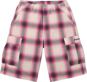 Supreme Shadow Plaid Cargo Short Pink