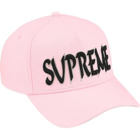 Supreme Sharp Spellout Adjustable New Era Light Pink