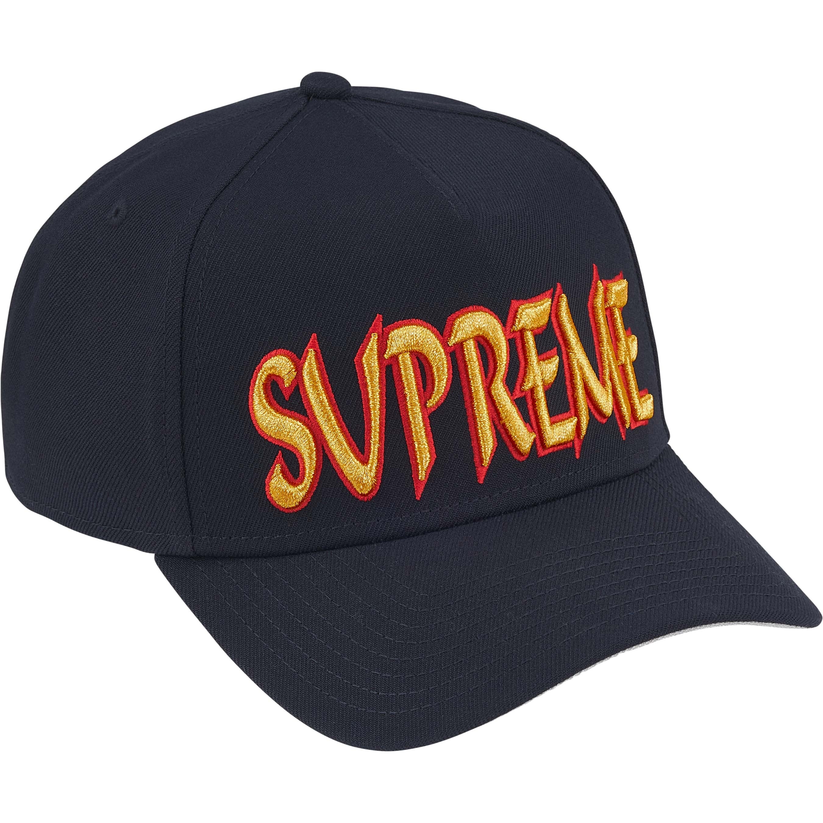 Supreme Sharp Spellout Adjustable New Era colorway 10