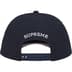 Supreme Sharp Spellout Adjustable New Era - Navy (front)