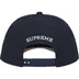 Supreme Sharp Spellout Adjustable New Era - Navy (front)