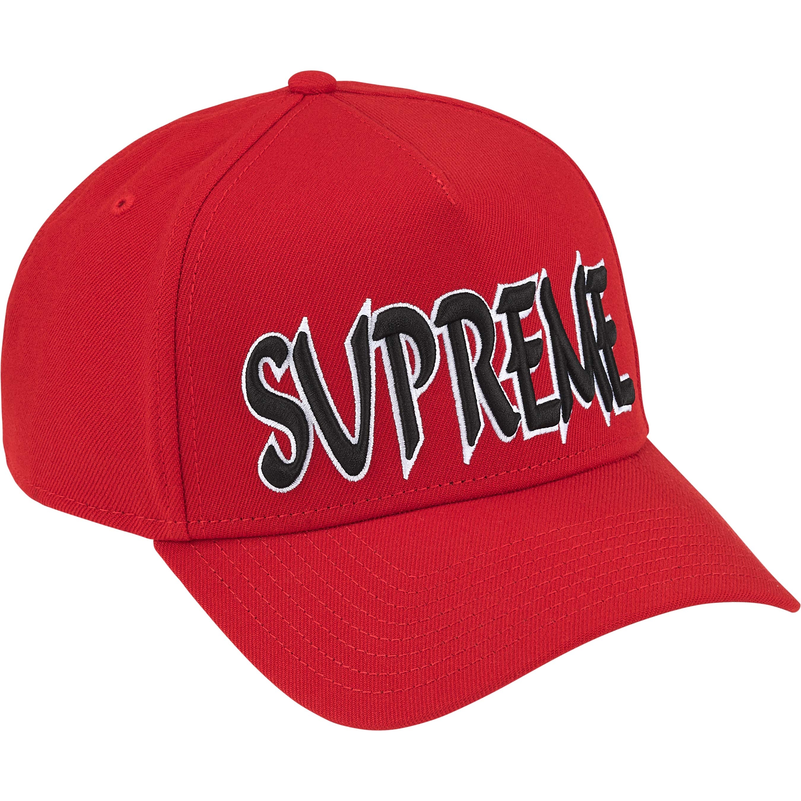 Supreme Sharp Spellout Adjustable New Era colorway 4